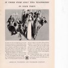 American Telephone & Telegraph AT&T vintage Print Ad July 1932 American Telephone & Telegraph AT&T vintage Print Ad July 1932
