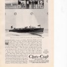 Chris Craft motorboats vintage Print Ad June 1930 Chris Craft motorboats vintage Print Ad June 1930