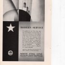 White Star Line cruises vintage Print Ad March 1928