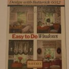 Butterick Sewing Pattern # 6032 Curtains Balloon Shades and Valence for windows Butterick Sewing Pattern # 6032 Curtains Balloon Shades and Valence for windows