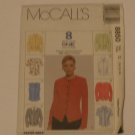 McCalls Sewing Pattern # 8850 Misses Tops