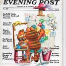 Saturday Evening Post November 1984 Garfield visits Norman Rockwell Museum