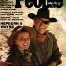 People Magazine November 18, 1974 Catherine Hepburn John Wayne Together at Last