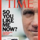 Time Magazine January 16, 2012 Queen Elizabeth Kate Middleton Mitt Romney Tebow