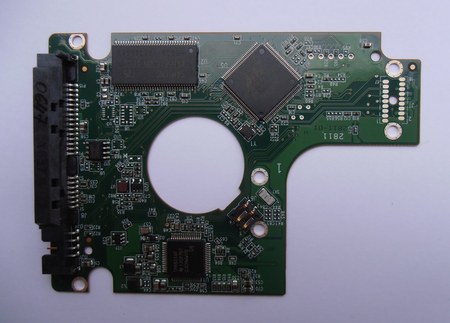 PCB Western Digital WD2500BPVT-24ZEST0 771672-004 REV A 250Gb 2.5" SATA ...