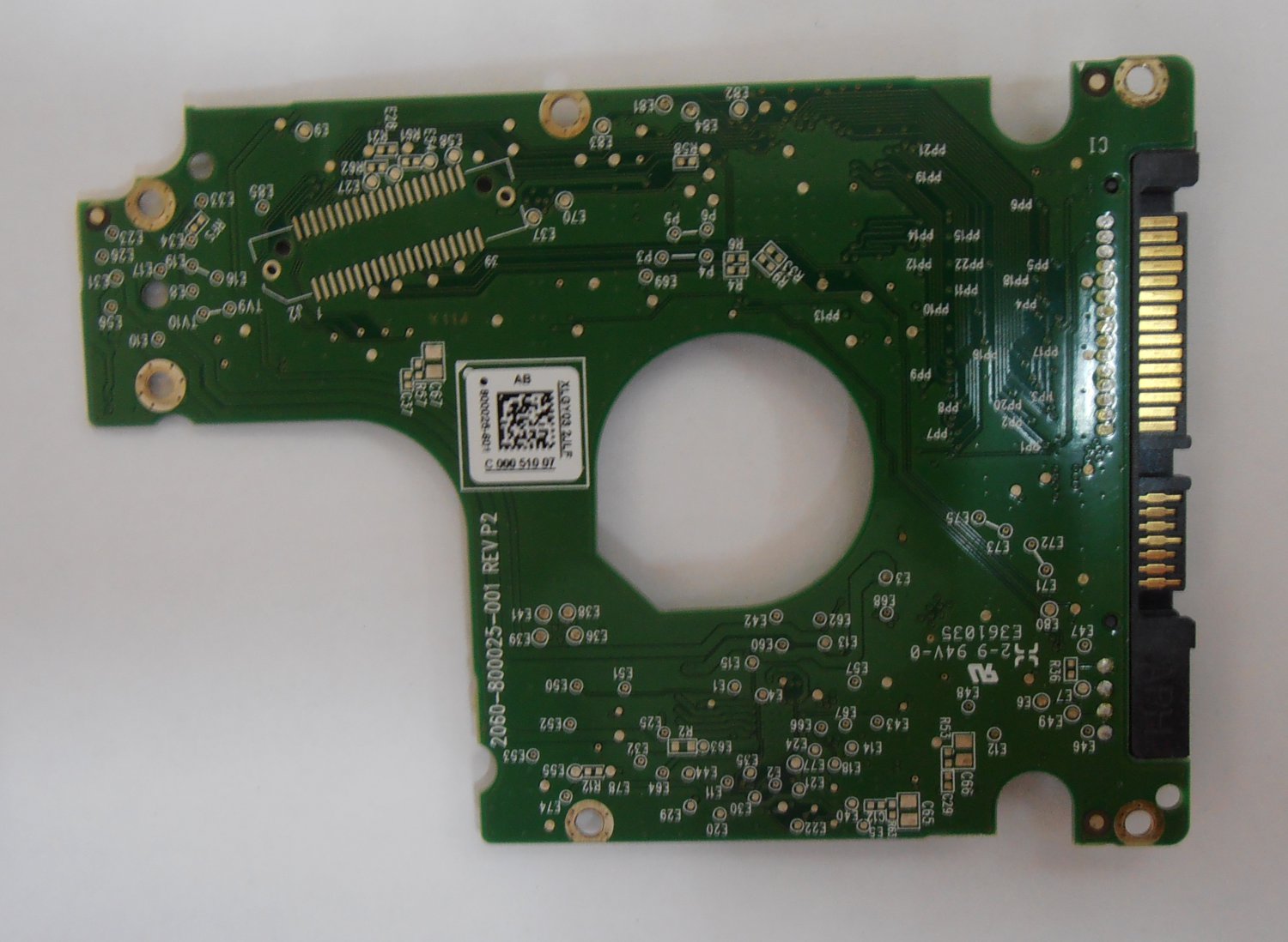 HGST WD HTS545050B7E660 800025-001 REV P2 Board 1W10013 500gb 2.5" 0616 ...
