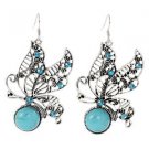 Silver Butterfly Earrings