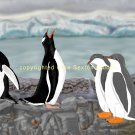 Family Day (Gentoo Penguin Print)