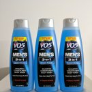 Three VO5 Men's Ocean Surge, 3-in-1, Shampoo-Conditioner-Body Wash
