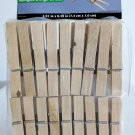 36 Count Wood Clothespins, Laundry Essentials® Wooden Clothespins Size2.91”x.39"