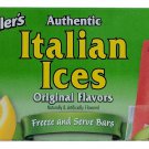 Wyler's Authentic Italian Ices, 60 Calories Per Bar, Fat Free & Gluten Free Food