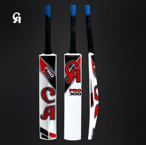 CA Pro 300 Soft Ball Cricket Bat Made of popular willow Thick edges and light weight