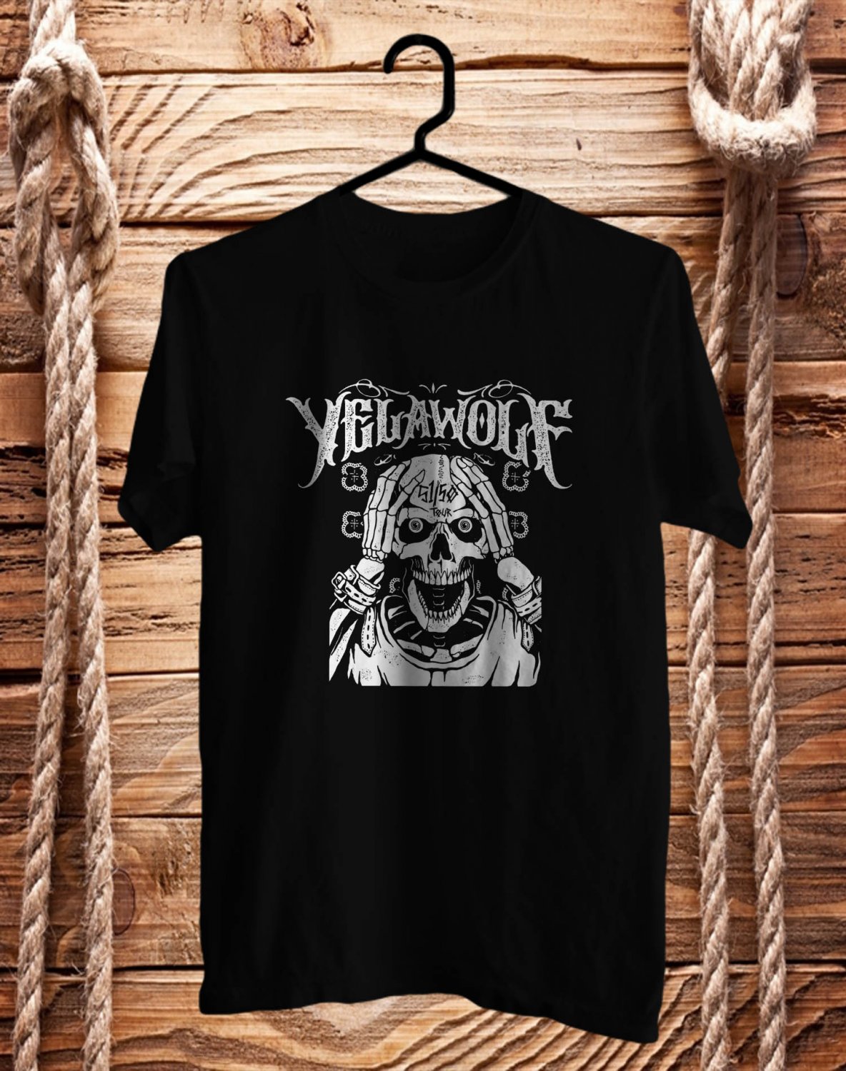 Yelawolf 51/50 Tour 2017 Black Tee's Front Side by Complexart z2