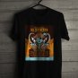 S.S. NEVERENDER RAIDERS OF SILENT EARTH 3 MUSIC FESTIVAL LINEUP 2023 FRONT SIDE BLACK TEE ADL01