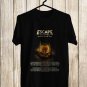ESCAPE HALLOWEEN MUSIC FESTIVAL LINEUP 2023 FRONT SIDE BLACK TEE ADL02