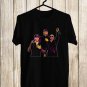 ENRIQUE IGLESIAS PITBULL RICKY MARTIN POP ART FRONT SIDE BLACK TEE ADL01