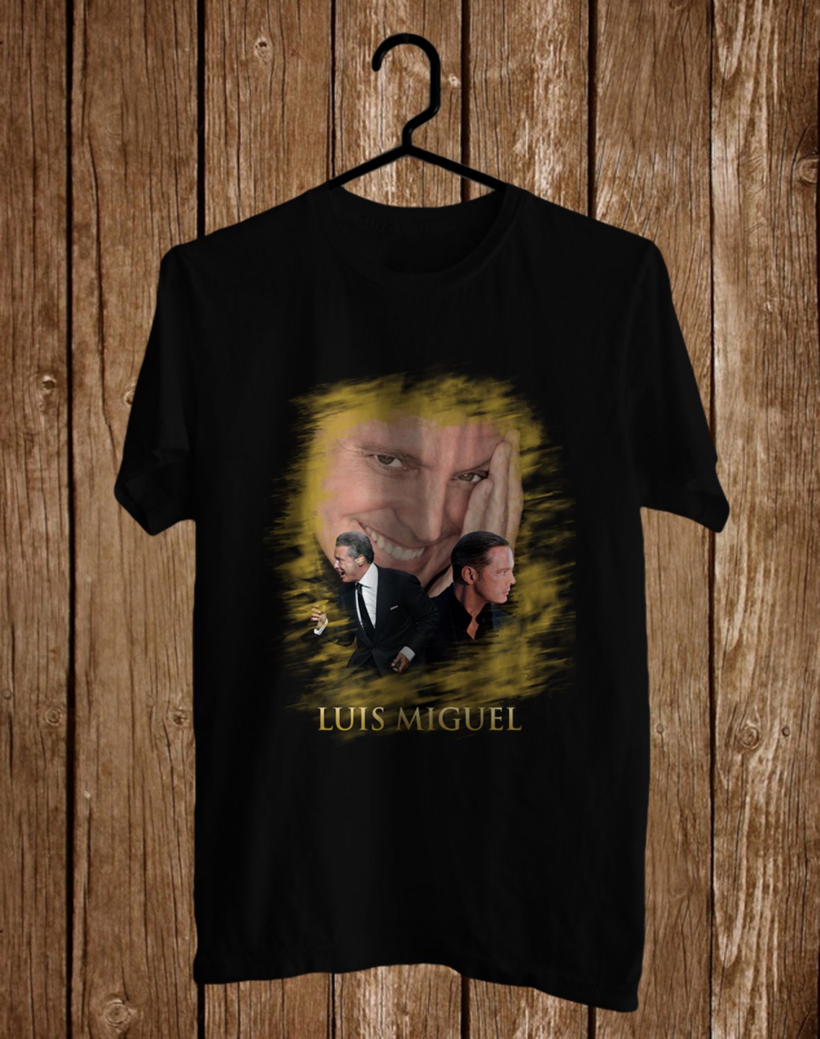LUIS MIGUEL PERFORM FRONT SIDE BLACK TEE ADL01
