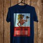 TRAVIS SCOTT UTOPIA THE CIRCUS MAXIMUS TOUR DATE 2023 FRONT SIDE NAVY TEE ADL01