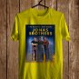 JONAS BROTHERS 5 ALBUM 1 NIGHT WORLD TOUR DATE 2023 FRONT SIDE YELLOW TEE ADL01