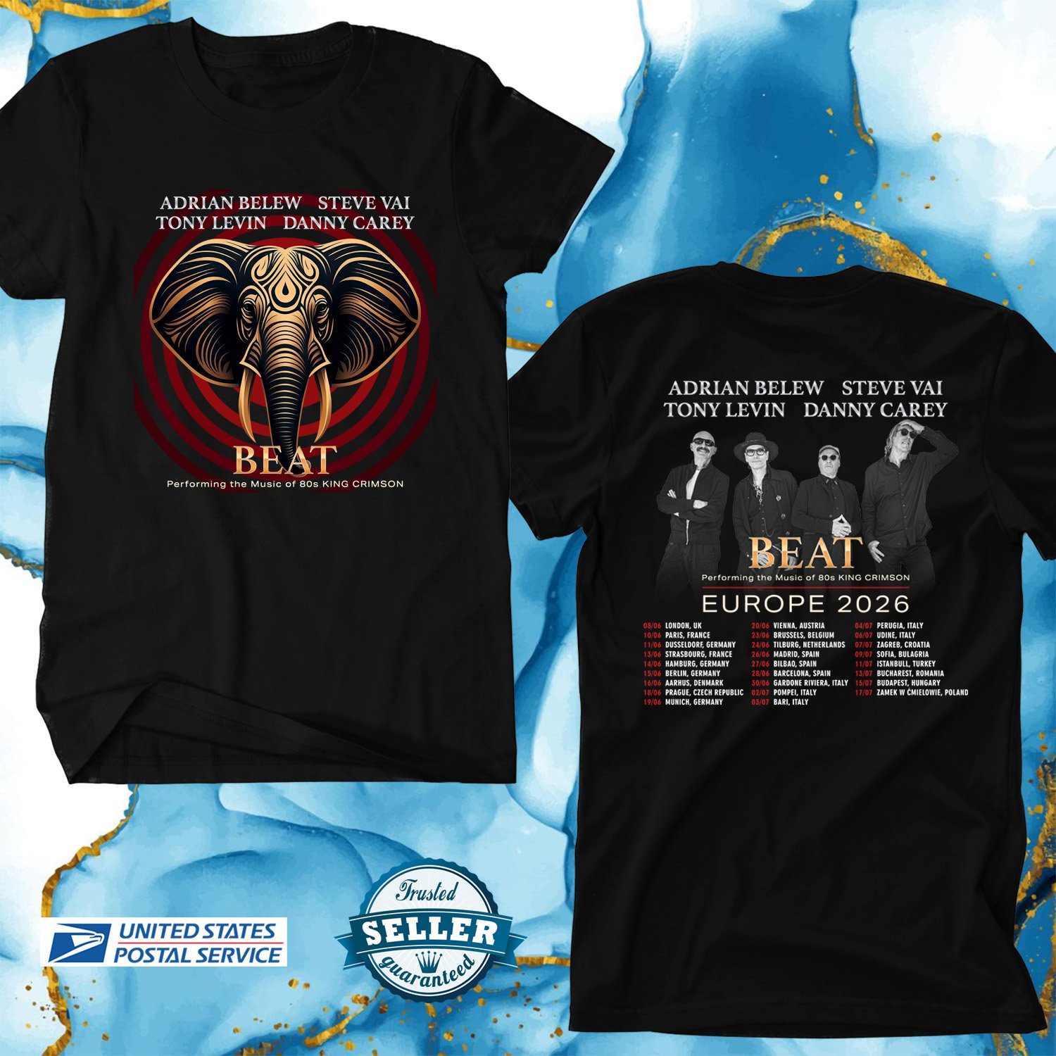 BEAT: PERFORMING 80'S KING CRIMSON EUROPE TOUR 2026, BEAT, UNISEX 2 SIDE TEE ADL01