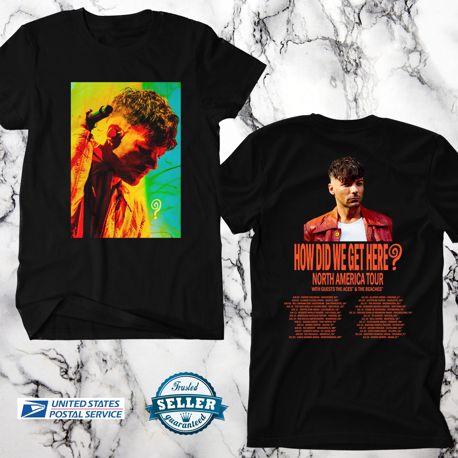 LOUIS TOMLINSON HOW WE DID GET HERE N.AMERICA TOUR 2026, LOUIS TOMLINSON, UNISEX 2 SIDE TEE ADL01