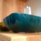 HULL Pottery Planter/Dish/Rectangular Bowl | Beautiful Green/Deep Teal | MCM