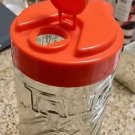 Vintage Tang Pitcher Glass | Mint | Orange Top