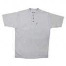 Lot of 2 Black and Gray KEY Industries Heavyweight Henley T-Shirts - Medium