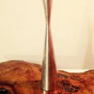 MCM Candlestick Holder in Heavy Silver Pewter Steel/Tin | Simple, Geometric