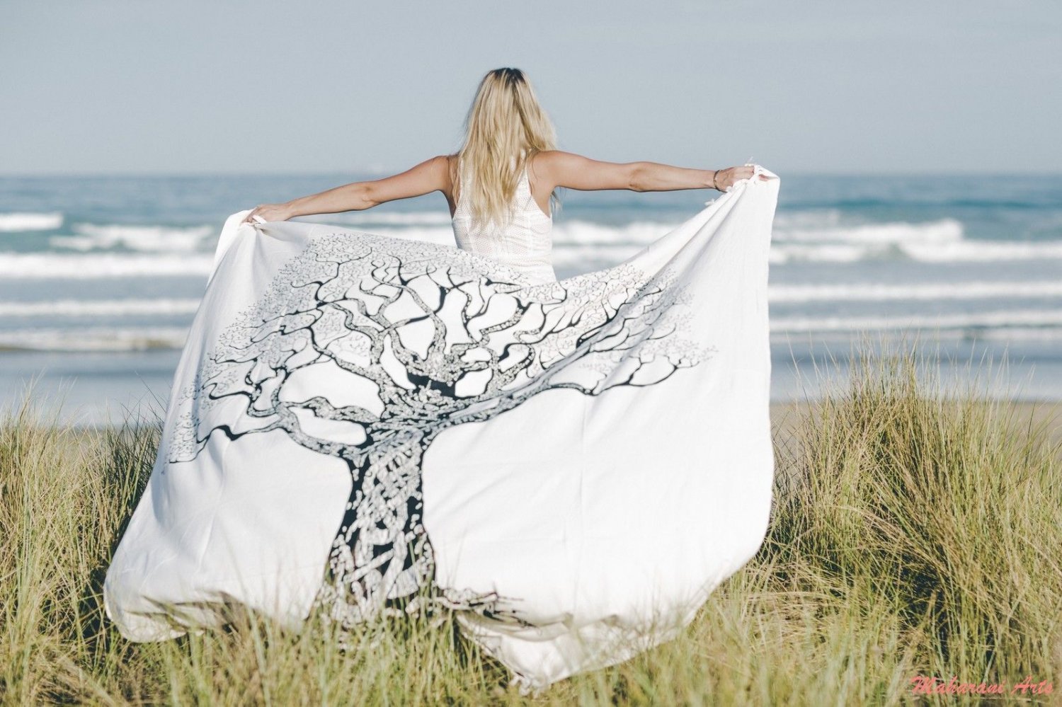 Black and White Tree Tapestry wall hanging Indian Ethnic Forest Wall Art Tapestry