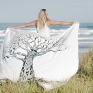 Black and White Tree Tapestry wall hanging Indian Ethnic Forest Wall Art Tapestry