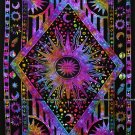 Multicolor Galaxy Tapestry wall hanging Indian Ethnic Forest Wall Art Tapestry