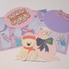 Beautiful Boo Bear Christmas ab1 - Mat Set Beautiful Boo Bear Christmas ab1 - Mat Set