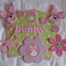 Pink Bunny Peekers c4 - Mat Set