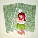 Hula Girl b - MME - Mat Set