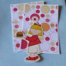 Picnic Girl Hamburger a4 - MME - Mat Set