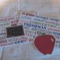 Back To School Apple - MME - Mat Set
