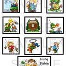 Going Fishing Kids - 10 piece set