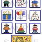 Happy Birthday Boy - 10 piece set