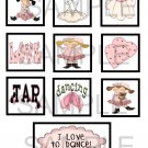 I Love To Dance - 10 piece set