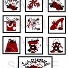 Ladybugs - 10 piece set