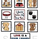 Love Is A Four Legged - 10 piece set