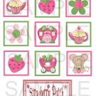 Strawberry Patch - 10 piece set
