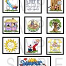 Summer Vacation - 10 piece set