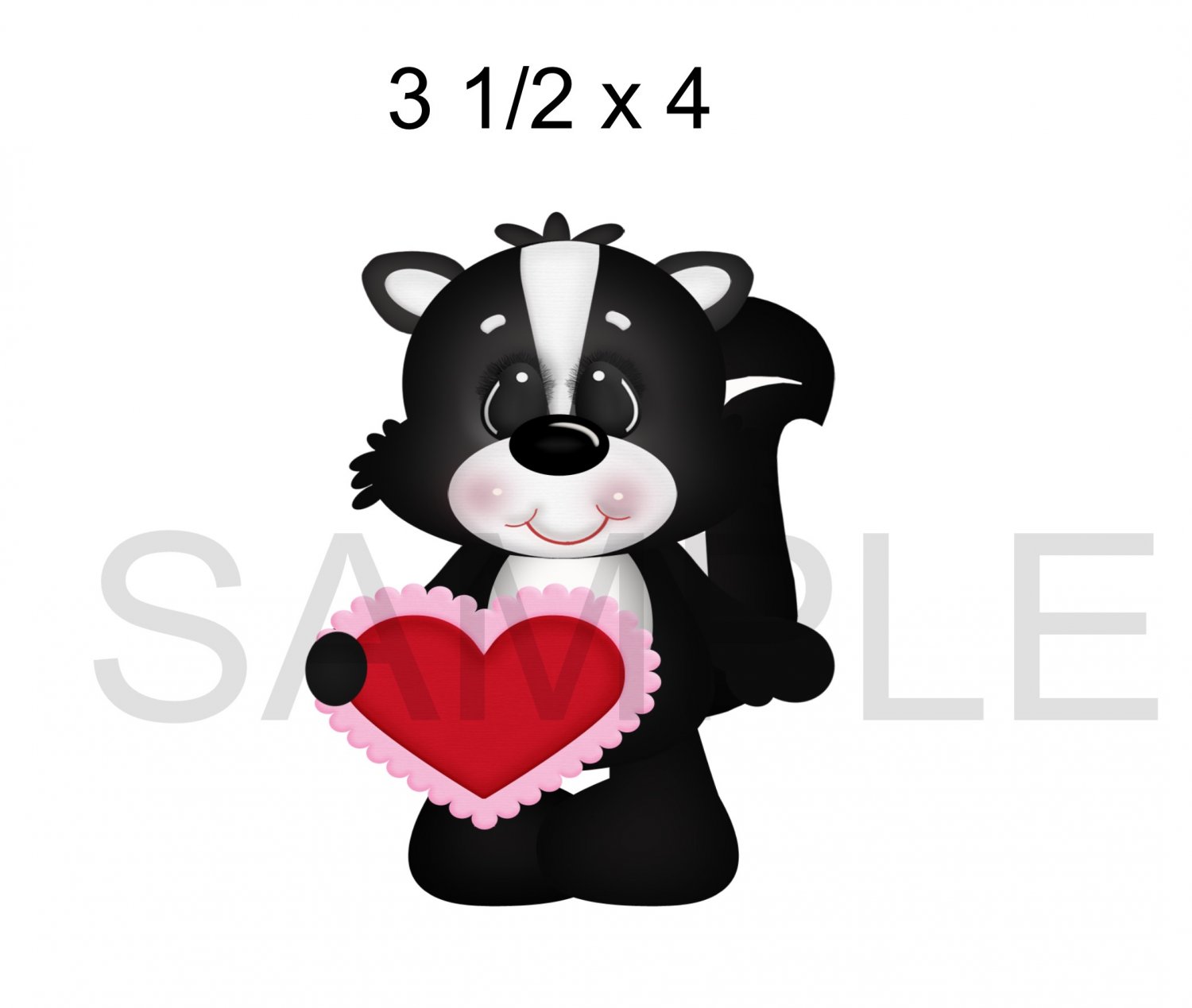 build a bear valentine's skunk