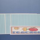 #1 Teacher - 4pc Mat Set