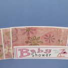 Baby Shower Stork Girl- 4pc Mat Set Baby Shower Stork Girl- 4pc Mat Set