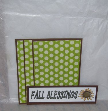 Fall Blessings - 4pc Mat Set