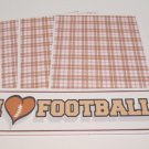 I Love Football - 4pc Mat Set I Love Football - 4pc Mat Set