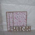 Ice Cream Sundae - 4pc Mat Set